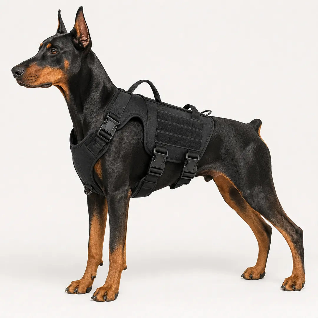 Tactical Dog Training & Control Harness for Large Dogs