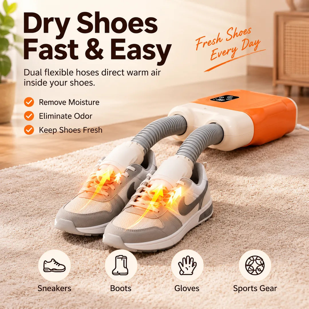 Portable Travel Clothes & Shoe Dryer