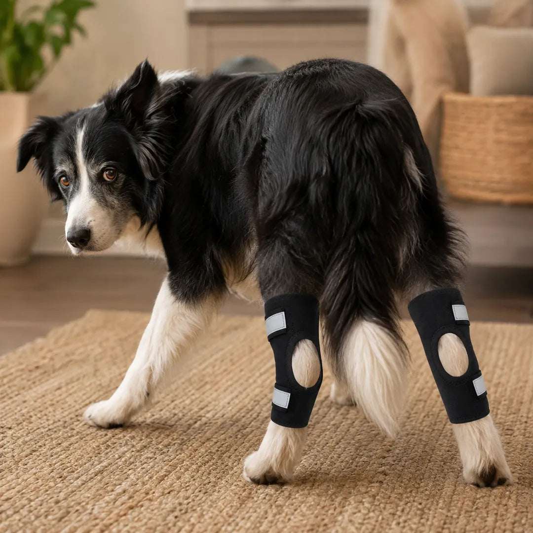 Senior Dog Hock Support Pair – Soft Adjustable Rear Leg Support
