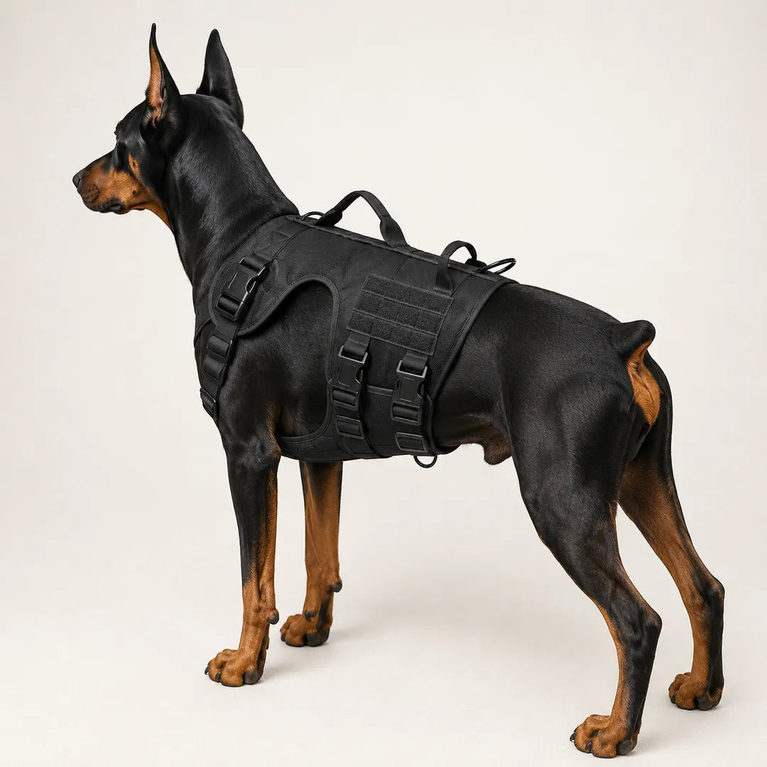 Tactical Dog Training & Control Harness for Large Dogs