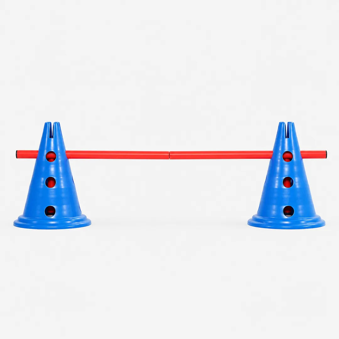 Dog Agility & Coordination Training Set – 12 Cones + 6 Poles